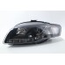AUDI A4 B7 05-08 Black Projecteor Head Lamp w LED